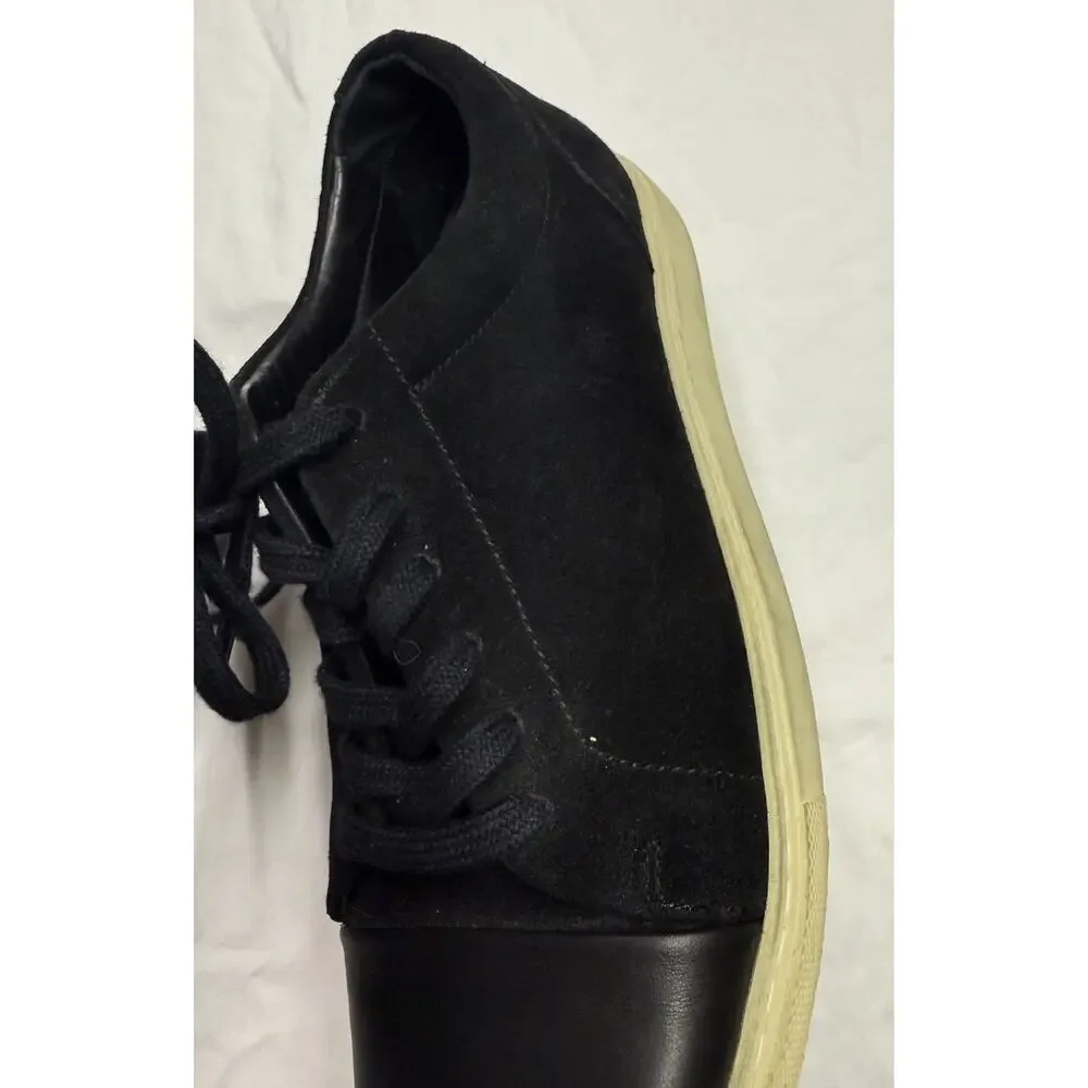 Allen Edmonds "Cooper" sneakers suede leather Men’s Size 8.5 D Black Handcrafted - Picture 10 of 15